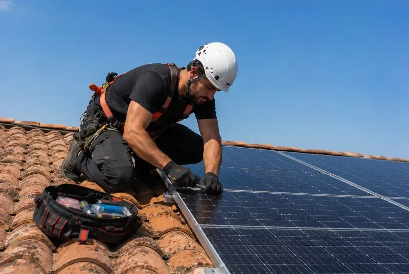 Maintenance et monitoring de panneaux solaires à Labastide-Villefranche
